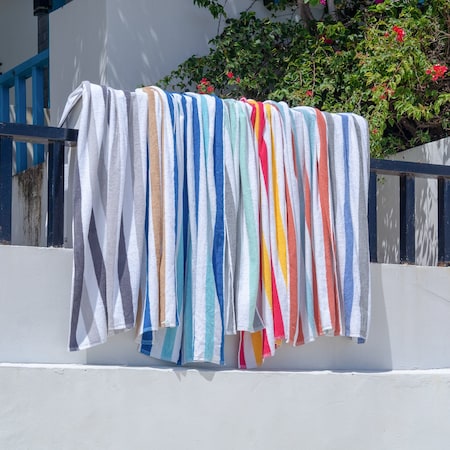 Cabo Cabana Towels - Royal Blue/CafÃ© Ole', 4PK CABOCABANA-NV/BG